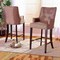 Baxton Studio Aldon Modern and Contemporary Grey Fabric and Dark Brown Finished Wood 2-Piece Bar Stool Set 181-11005-Zoro - alternate 4